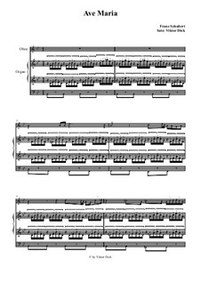 Two instruments version (with organ): Для гобоя и органа by Франц Шуберт