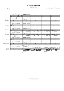 Creaturehouse: Clarinet choir, AMSM65 by Steven Grames, Eric Kartchner