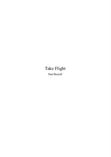 Take Flight, for wind quintet: Партитура by Paul Burnell