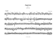 Capriccio for violin solo: Capriccio for violin solo by Петр Петров