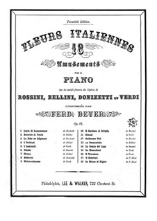Fleurs Italiennes, Op.87: No.12 Guillaume Tell by Фердинанд Бейер