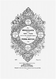 Six morceaux élégants. Maurisches ständchen, Op.90 No.4: Для одного исполнителя by Фердинанд Бейер