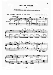 Bluettes du Nord, Op.103: No.4 Air de Warlamoff by Фердинанд Бейер