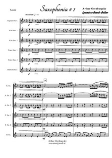 Saxophonia No.1: Saxophonia No.1 by Артур Оренбургский