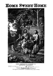 Home, Sweet Home: Версия для фортепиано, Op.329 No.1 by Генри Бишоп
