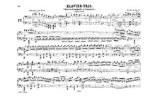 Трио для кларнета, виолончели и фортепиано No.4 'Gassenhauer', Op.11: Версия для фортепиано в 4 руки by Людвиг ван Бетховен