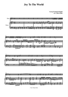 Two instruments version: Для гобоя и фортепиано by Георг Фридрих Гендель