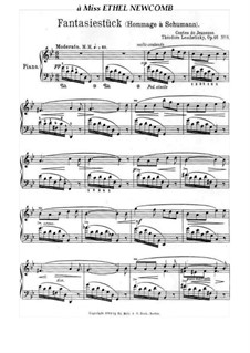 Contes de Jeunesse, Op.46: No.8 Hommage à Schumann by Теодор Лешетицкий