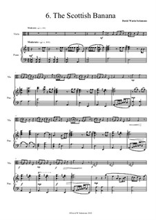 No.6 The Scottish banana: Для альта и фортепиано by Дэвид Соломонс