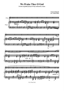 Да будет Отцу всеблагому хвала: Для гобоя и фортепиано by Ernst Heinrich Gebhardt