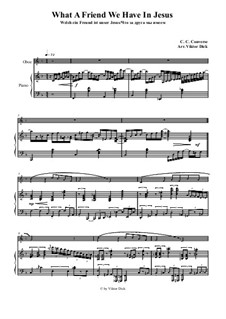 Что за друга мы имеем: Для гобоя и фортепиано by Charles Crozat Converse