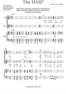 The Harp - with 2 part choir: The Harp - with 2 part choir by Joan Yakkey
