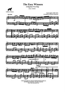 The Easy Winners: Easy version by Скотт Джоплин