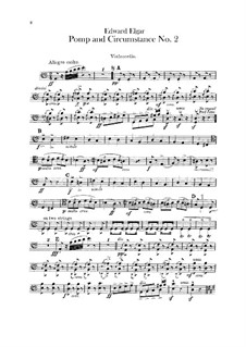 Марш No.2: Партия виолончелей by Эдуард Элгар