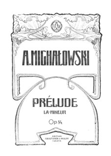 Prelude in A Minor, Op.14: Prelude in A Minor by Александр Михаловски