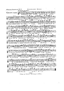 Omnes de Saba venient, HV 40: Vocal parts by Йозеф Эйблер