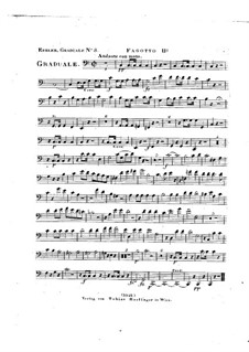 Omnes de Saba venient, HV 40: Партия II фагота by Йозеф Эйблер