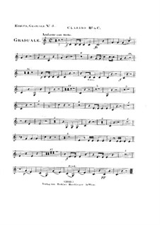 Omnes de Saba venient, HV 40: Партия II кларнета by Йозеф Эйблер