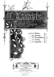 Испанские песни, Op.232: No.2 Orientale by Исаак Альбенис