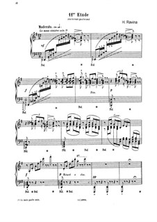 Etudes Artistiques, Op.83: No.11 by Жан-Анри Равина