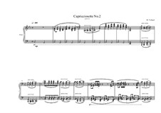 Capricciosette No.2 for piano, MVWV 438: Capricciosette No.2 for piano by Maurice Verheul