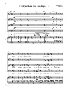 Footprints in the Sand (pt.1) SATB: Footprints in the Sand (pt.1) SATB by John Lovell