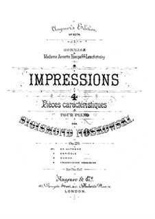 Impressions, Op.29: Impressions by Сигизмунд Носковский