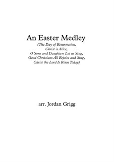 An Easter Medley (for solo horn and small ensemble): An Easter Medley (for solo horn and small ensemble) by Unknown (works before 1850)