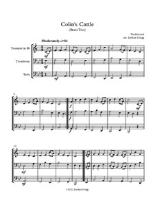 Colin's Cattle: For brass trio by Unknown (works before 1850)
