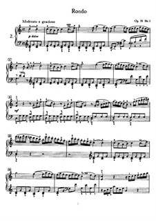 Два рондо для фортепиано, Op.51: Рондо No.1 (Редакция Леберта) by Людвиг ван Бетховен
