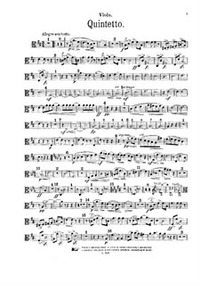 Квинтет ре мажор, Op.42: Партия альта by Зденек Фибих
