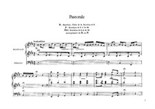 Шесть пьес для большого органа: Пастораль, Op.19 by Сезар Франк