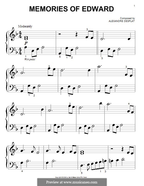 House of memories ноты