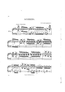 Акварели, Op.19: No.10 Скерцо by Нильс Вильгельм Гаде