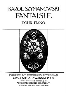 Фантазия для фортепиано, Op.14: Для одного исполнителя by Кароль Шимановский