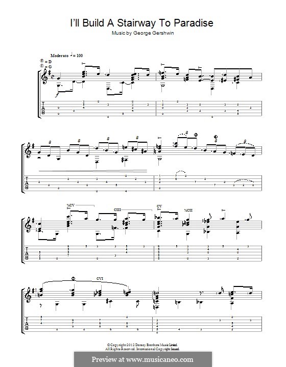 I'll Build a Stairway to Paradise: Для гитары by Джордж Гершвин