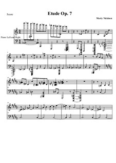 Etude, Op.7: Этюд by Marty Nickison