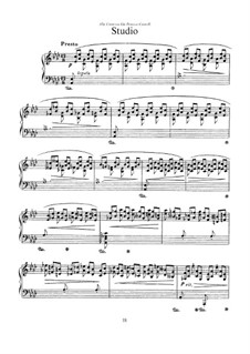 Шесть пьес для фортепиано: No.5 Studio by Отторино Респиги