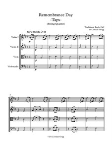 Taps: Для струнного квартета by Daniel Adams Butterfield