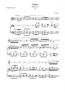 Stabat Mater, RV 621: No.9 Amen (A Minor) by Антонио Вивальди