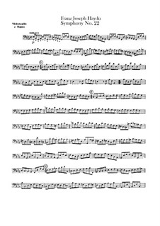 Симфония No.22 ми-бемоль мажор 'Философ', Hob.I/22: Партия виолончели и контрабаса by Йозеф Гайдн
