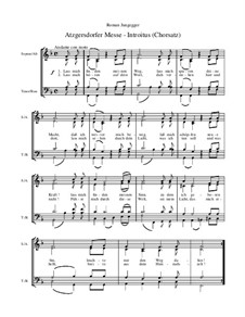 Atzgersdorfer Messe: Nr.2 Introitus (Chorsatz) by Roman Jungegger