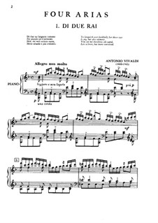 Di due rai: Di due rai by Антонио Вивальди