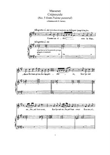 Crépuscule: Для высокого голоса и фортепиано by Жюль Массне