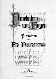 Прелюдии и фуги, Op.78: No.12 by Франц Неруда