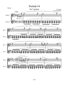 No.4 ми минор: Для двух гитар by Фредерик Шопен