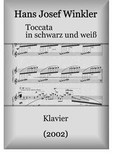 Toccata in black and white: Toccata in black and white by Hans Josef Winkler