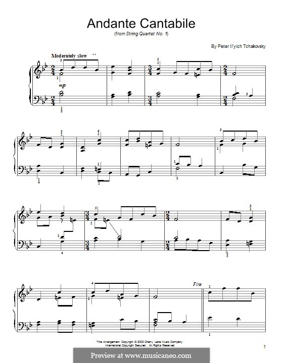 Часть II: Переложение для фортепиано (Фрагмент) by Петр Чайковский