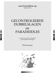 Dubbelslagen en Paradiddles: Dubbelslagen en Paradiddles by Wim Lasoen
