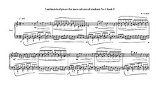 3 antimetrical piano pieces for advanced students: Piece No.1, book II, MVWV 363 by Maurice Verheul